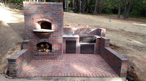 outdoor brick cooking stove